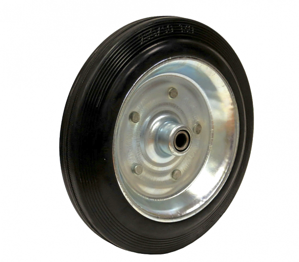 Колесо промышленное без кронштейна, резиновое. SIZE: 10&quot; (250мм)  С 85