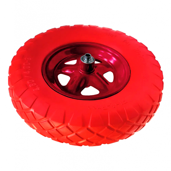 Колесо для тачки пенополиуретановое 5,00-6/10 (310*100*10мм)  578-D