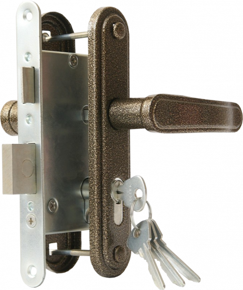 Замок врезной ГАРАНТ ЗВ4-3-03 бронза