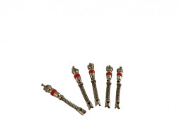 Набор для ремонта вентиля колеса (камеры) 11пр. длинный ниппель (метал.колпачок) BERIL 882602