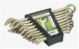 511090 Набор ключей комбинированных - 9шт.(8,10,12,13,14,15,17,19,22) пластик холдер  (5шт)