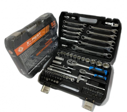 Набор инструмента и головок CRV 82 предмета X-Pert