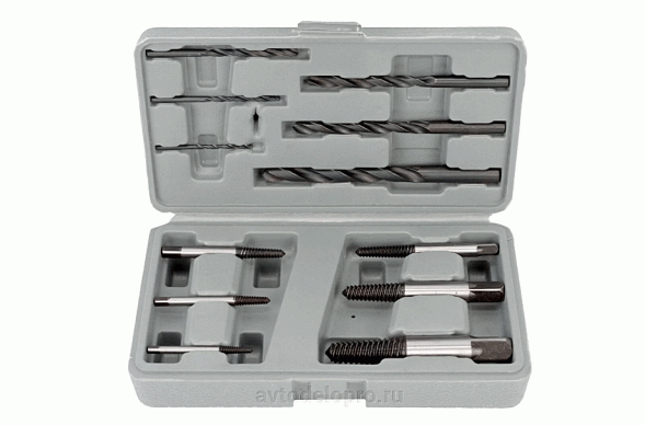 12047 Набор экстракторов и сверл М3-М25 (12шт+пл/футляр) АвтоДело