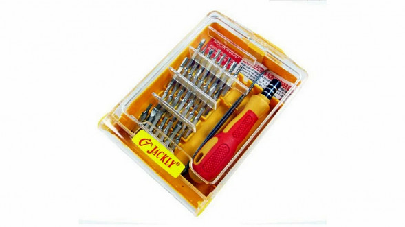 Набор, отвертка с насадками + пинцет, для ремонта моб.телефонов (32предм.)  БОЛЬШОЙ