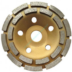 Чашка алмазная 100*22,23мм 2-х рядный сегмент