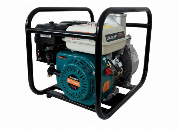 Мотопомпа бензиновая БМП-80/1100  GRUWATT