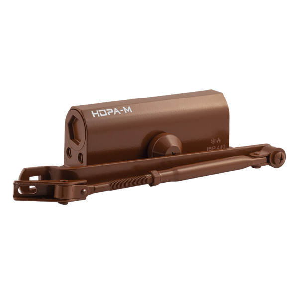 Доводчик НОРА-М 440 ISPARUS (от 80 до 140кг) (коричневый) морозостойкий