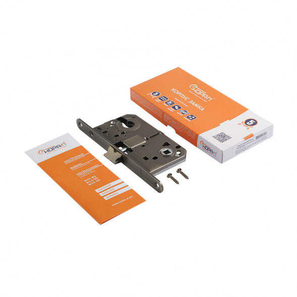 Корпус замка М 25-85мм (хром) под цилиндр &quot;Нора-М&quot;