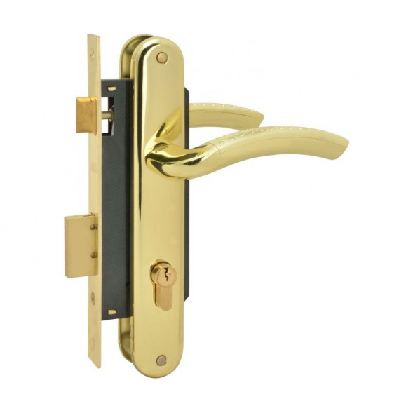 Замок врезной №96-85 К (золото)  &quot;Нора-М&quot;