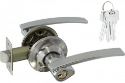 Защелка м/к (ключ/фикс.) ТТ14-01 (хром.)  &quot;Нора-М&quot;