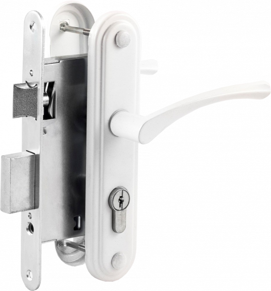 Замок врезной ГАРАНТ ЗВ7 белый