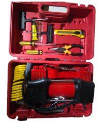 Автокомпрессор 2 цилиндер в кейсе X-pert