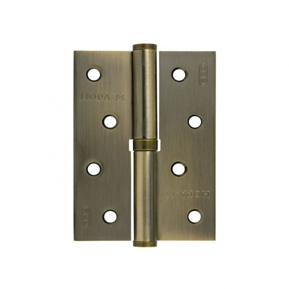 Петля сталь 750-4&quot;-FНР-ЕСО (брон.покр.)левая (100*70*2,5)  &quot;Нора-М&quot;