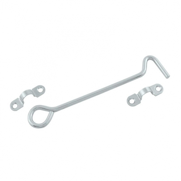 Крючок дверной ветровой КР-150 цинк (100) Нора-М