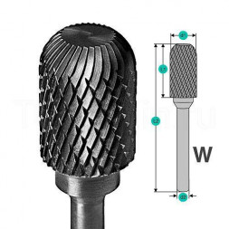 Борфреза твердосплавная WХ1622М06