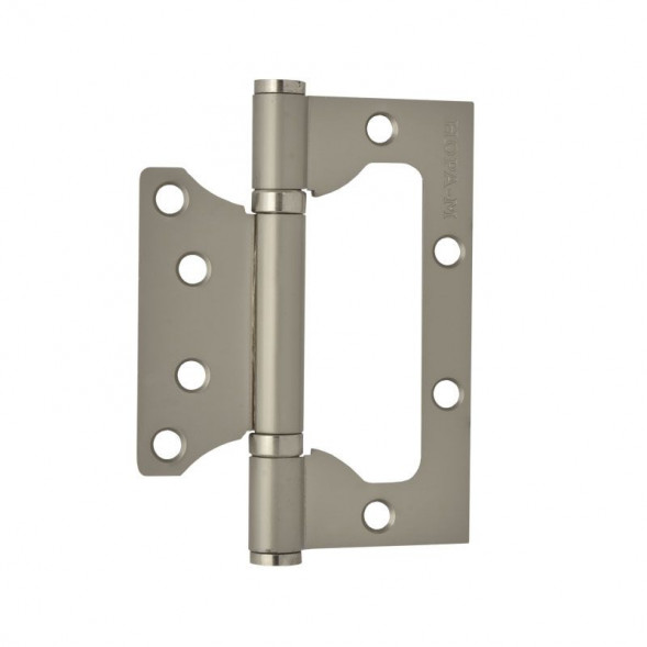 Петля накладная унив. 800-4&quot; FНР (мат.хром.покр.) без колп. (100*75*2,5)  &quot;Нора-М&quot;