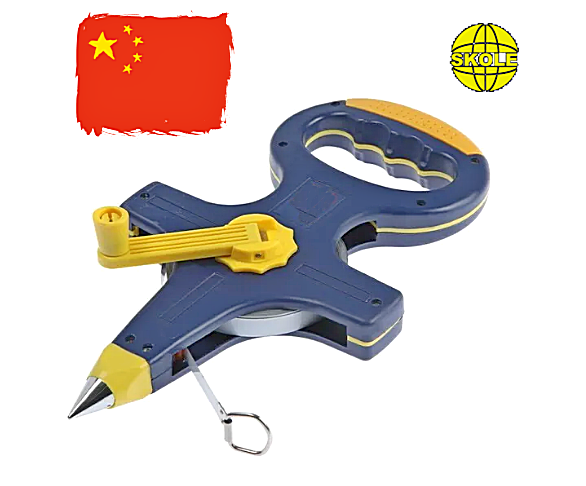 Рулетка геодезическая стальная 30м SKOLE