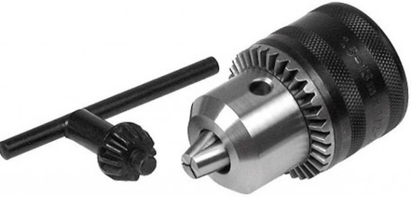 Патрон для дрели 10мм 3/8 с ключом SKOLE