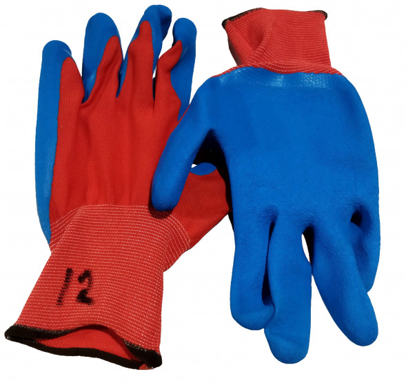 А-12 Перчатки стрейчевые из нейлона со спец. покрытием&quot;Пена&quot; (5шт)