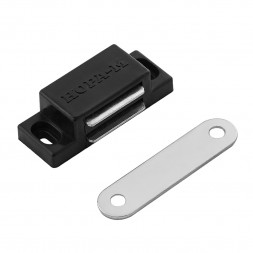 Защелка магнитная №4 (мебельная) (42мм) (черная)