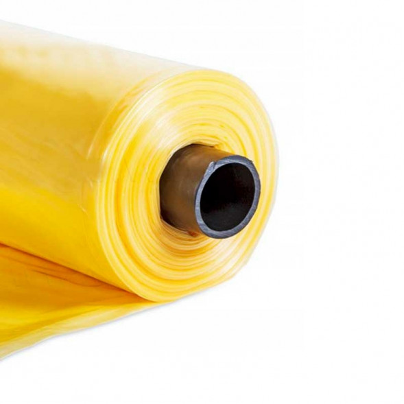 Пленка п/э тепличная 1% (желтая) ГОСТ 80мкм п/рукав 6м (50 мп) 20,5 кг