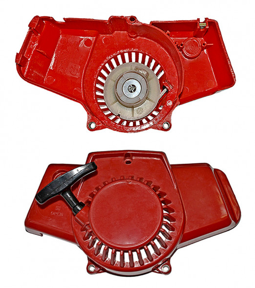 Стартер красный для китайской бензокосы с верхним бачком (33-52сс)