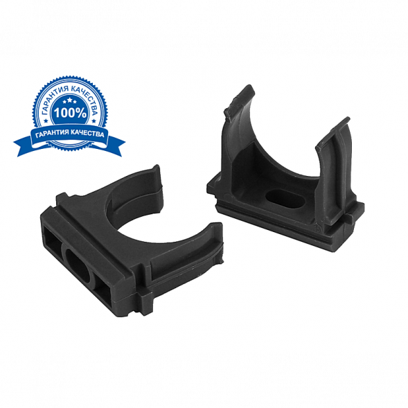 Крепеж-клипса для труб и гофры 25 (уп-50шт)