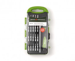 787122 Отвертка трещоточная для точных работ сбитами 1/8&quot;, 22 предм.