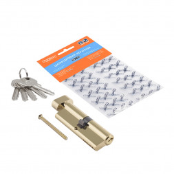 Цилиндр.мех-м STD AL  ЛВ-90 (45-45) (золото)