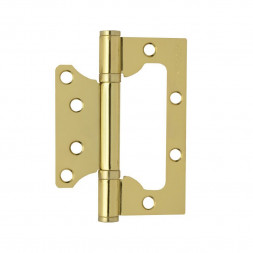 Петля накладная унив. 800-4&quot; FНР SB (мат.лат.покр.) без колп. (100*75*2,5)  &quot;Нора-М&quot;