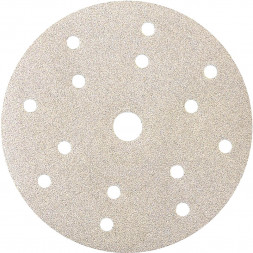 Абразивный круг SMIRDEX 510 White, D=150мм Р500 15 отверстий