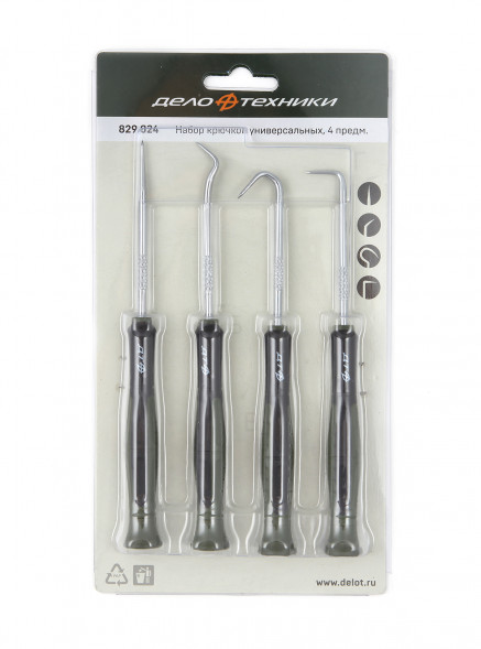 829024 Набор крючков универсальных 4 предм. (12шт)