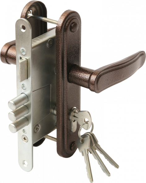 Замок врезной ЗЕНИТ ЗВ4-3.03 Р медь