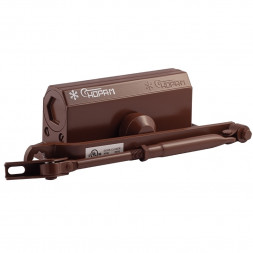 Доводчик №3S мал. (до 80кг) (коричневый) морозостойкий "Нора-М"