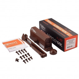 Доводчик №3S мал. (до 80кг) (коричневый) морозостойкий "Нора-М"