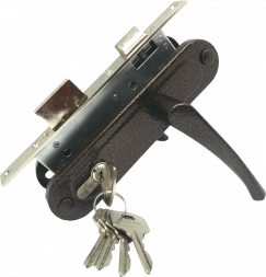 Замок врезной ЗЕНИТ ЗВ7-70.4 (медь)