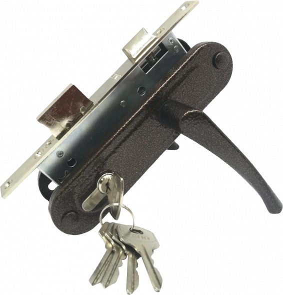 Замок врезной ЗЕНИТ ЗВ7-70.4 (медь)