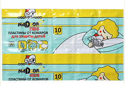 Пластины от комаров без запаха для детей, Nadzor