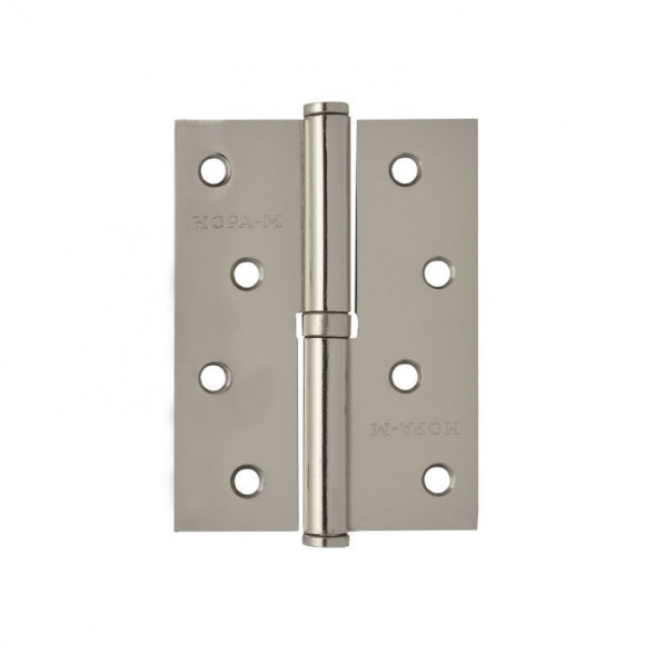 Петля сталь 750-4&quot; (хром.покр.)левая (100*75*2,7) №2  &quot;Нора-М&quot;