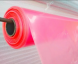 Пленка п/э тепличная 3% (розовая) ГОСТ 120мкм п/рукав 6м (50 мп) 33 кг