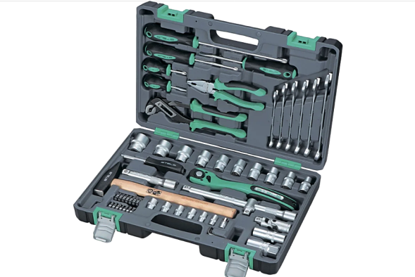 Набор торцевых головок ER-TK4094 1/4&quot;&amp;1/2&quot;DR 6-гранный 94 предмета ТК ЭВРИКА