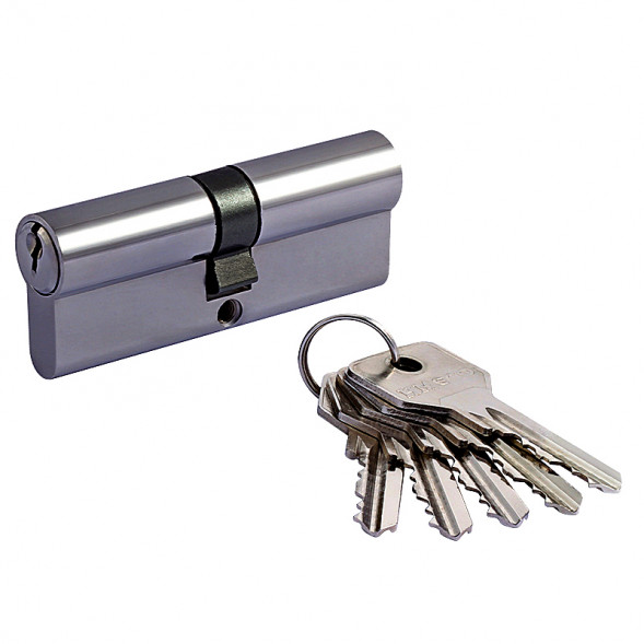 Цилиндр.мех-м STD Z  Л-90 (45-45) (хром)