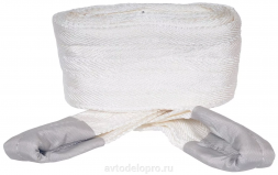 44412 Трос буксир. рывковый (динамический) АвтоDело 12 т. (лента 5м, петля-петля)