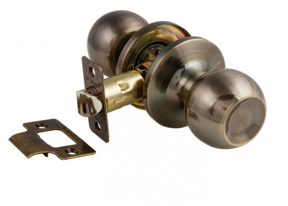 Защелка дверная S-Locked 6072 - 05-PS AB бронза