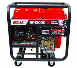 Генератор дизельный BR13000DE, (9кВт/8,5кВт) медная обмотка, электро/руч запуск BRAIT