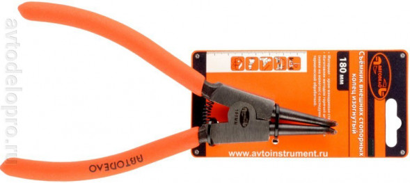 30407 Разжим для стопорных колец 160мм (загнутый) АвтоДело