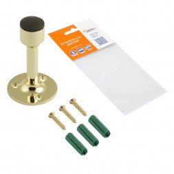 Ограничитель дверной настен.111 (золото)  &quot;Нора-М&quot;