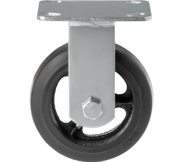 Колесо большегрузное обрезиненное не поворотное 5&quot; (125)  FCD 54