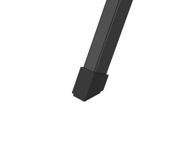 Стремянка стальная с широкими ступенями черная 2 ст