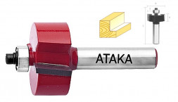 Фреза Атака 151254 кромочная фальцевая  О 8х25,4мм=2516940=